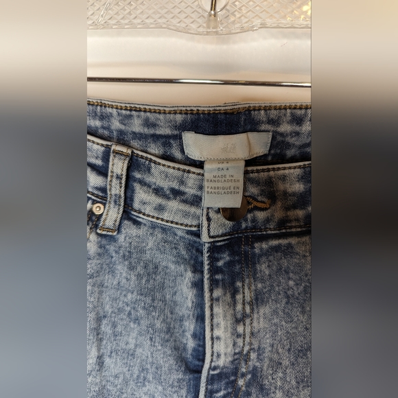 Skinny regular jeans, light blue/stonewash from h&m size 4 - Picture 4 of 4